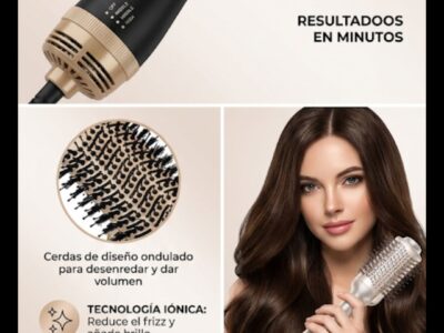 Cepillo Secador y Voluminizador 3 en 1 - ¡Resultados de Salón en Minutos! 💁‍♀️✨