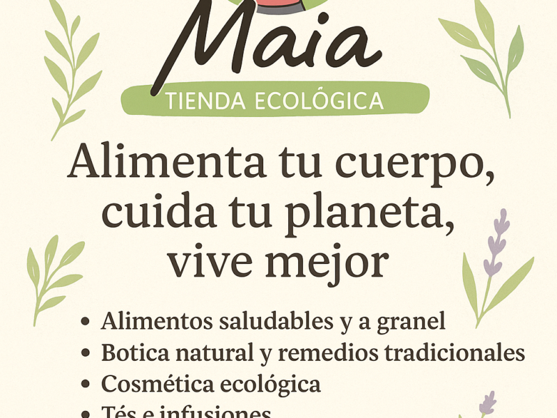 MAIA TIENDA ECOLÓGICA Y SALUDABLE