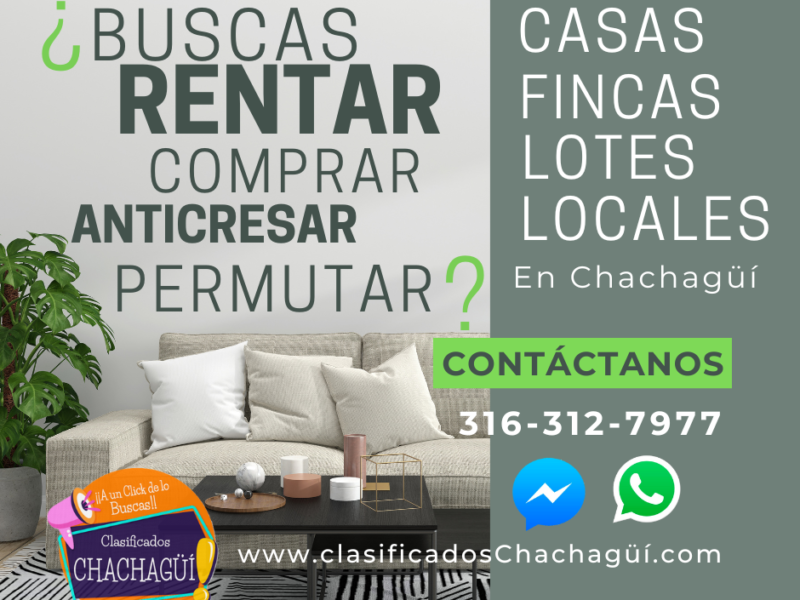 ¿Estás buscando casa, lote o una oportunidad inmobiliaria en Chachagüí? 👉 Aquí la tenemos.
