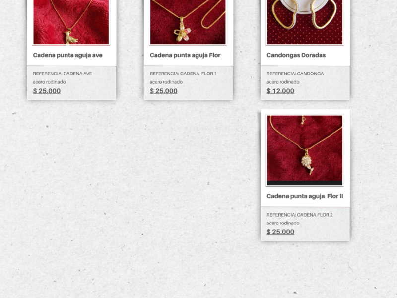 ✨💎 ¡Brilla con Joyería en acero rodinado!