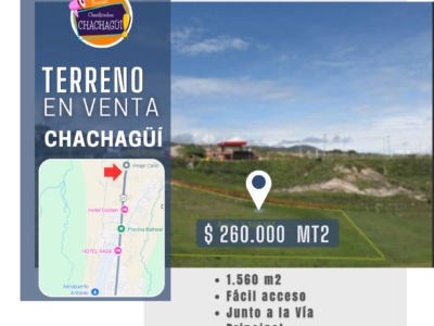 ¡¡LOTE GANGAZO EN CHACHAGÜÍ!!