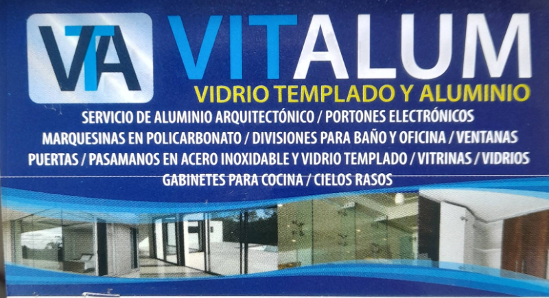 Todo en Aluminio Arquitectonico y Vidrio Templado, para tu hogar y negocio,