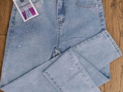 JEANS DE MARCA. LEVANTA COLA, CONTROL ABDOMEN, CON FAJA GRADUABLE INCLUIDA, CON CINTURÓN, EN MARCA SEVEN 7 Y EB