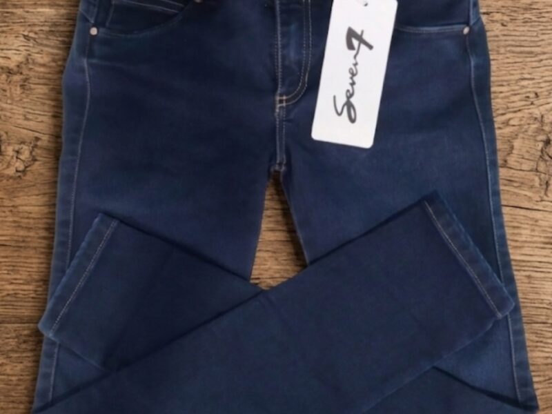 JEANS DE MARCA. LEVANTA COLA, CONTROL ABDOMEN, CON FAJA GRADUABLE INCLUIDA, CON CINTURÓN, EN MARCA SEVEN 7 Y EB