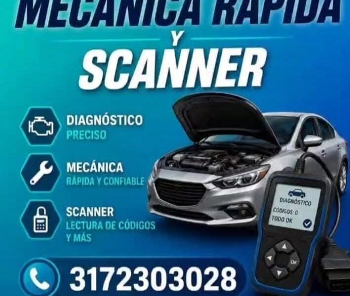 servicio de mecánica rápida y escáner